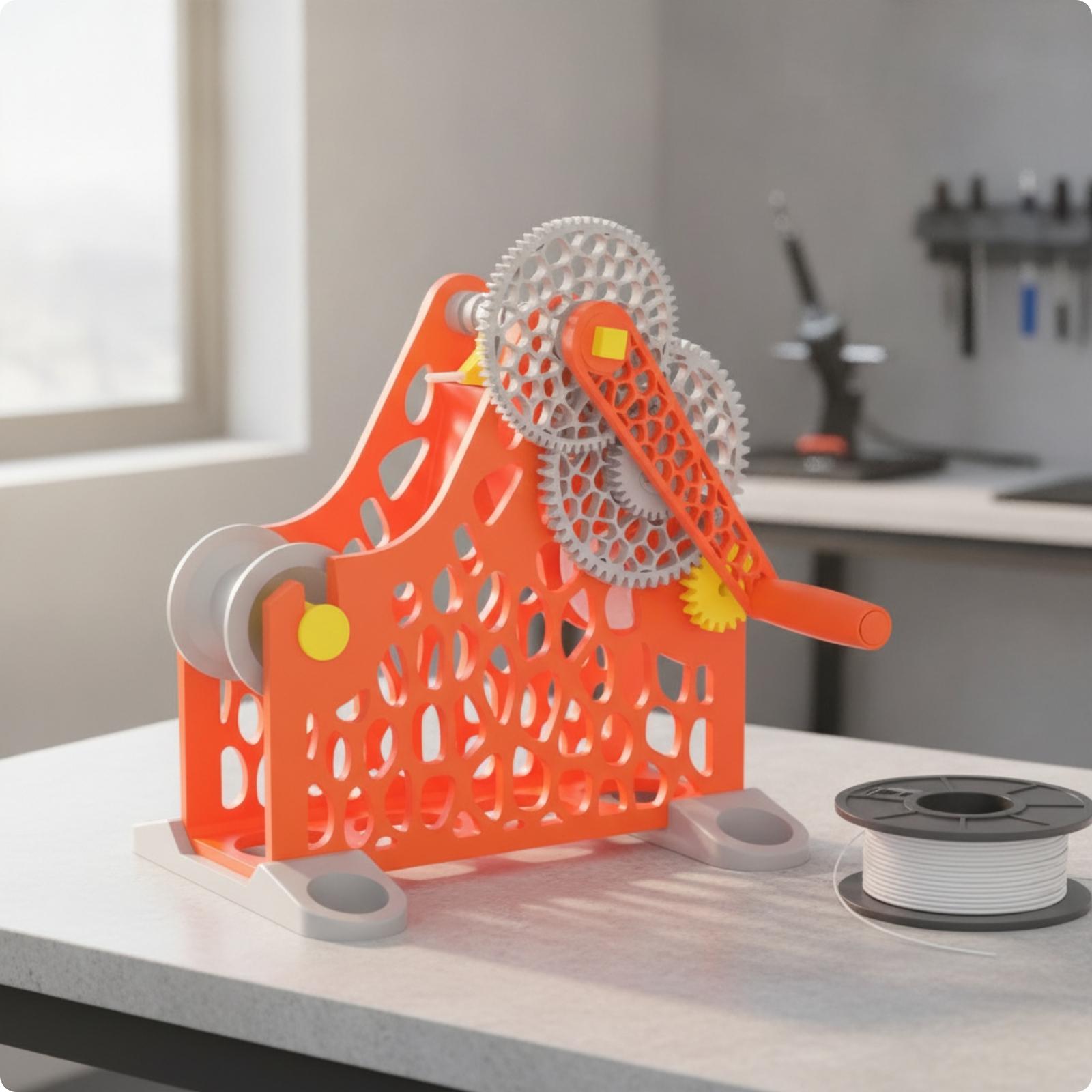 3D Printer - PLA Filament Winder Machine Manual Spool