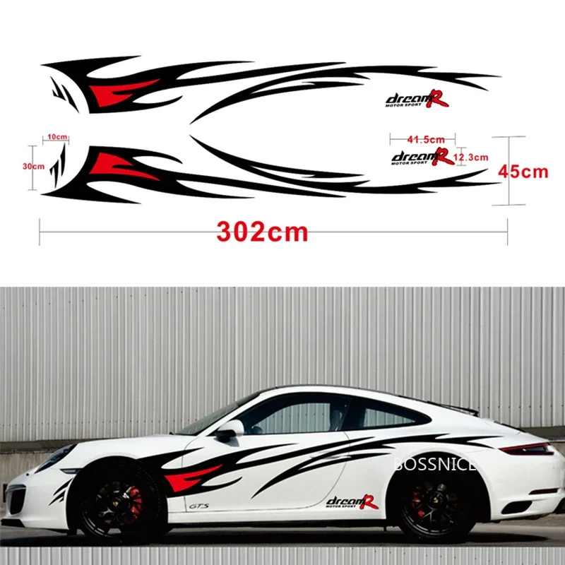 Fep Film - Bossnice Car Styling Flame Graphics Design