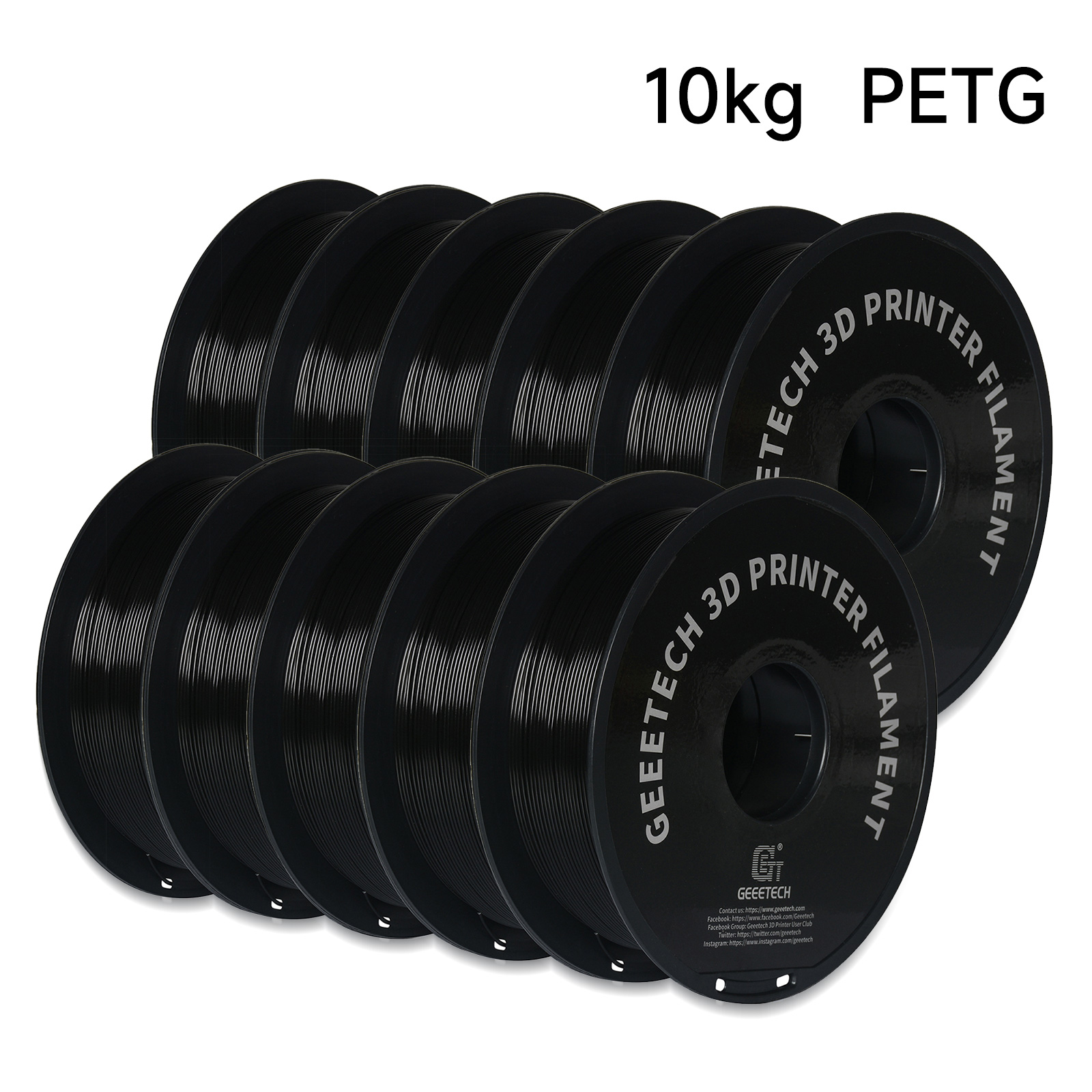 Enclosure 3D Printer - GEEETECH 10Kg In One Box Matte/PETG/Silk