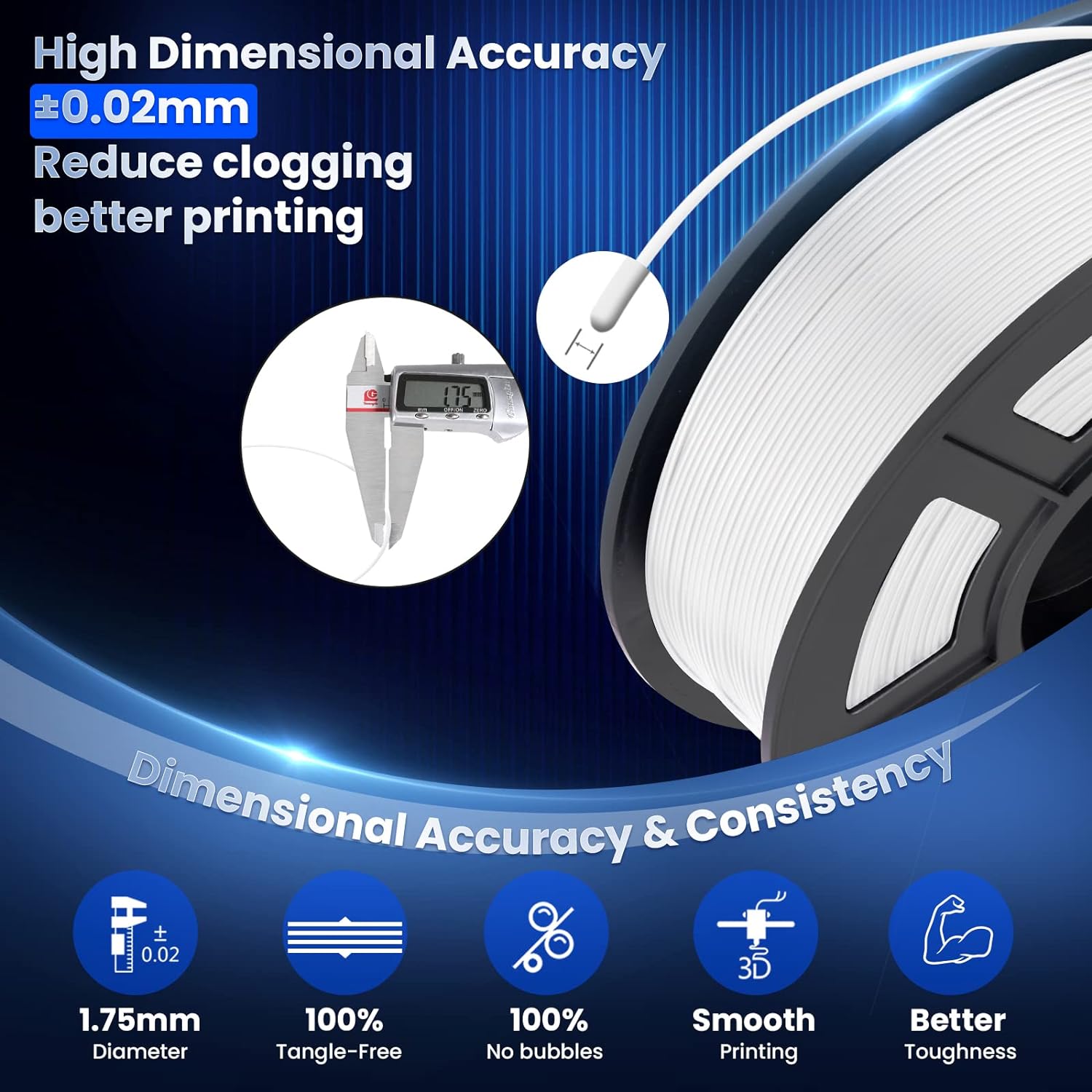 JAYO 3D PETG/PLA/PLA PLUS Prin - Filament 1.75 review and price