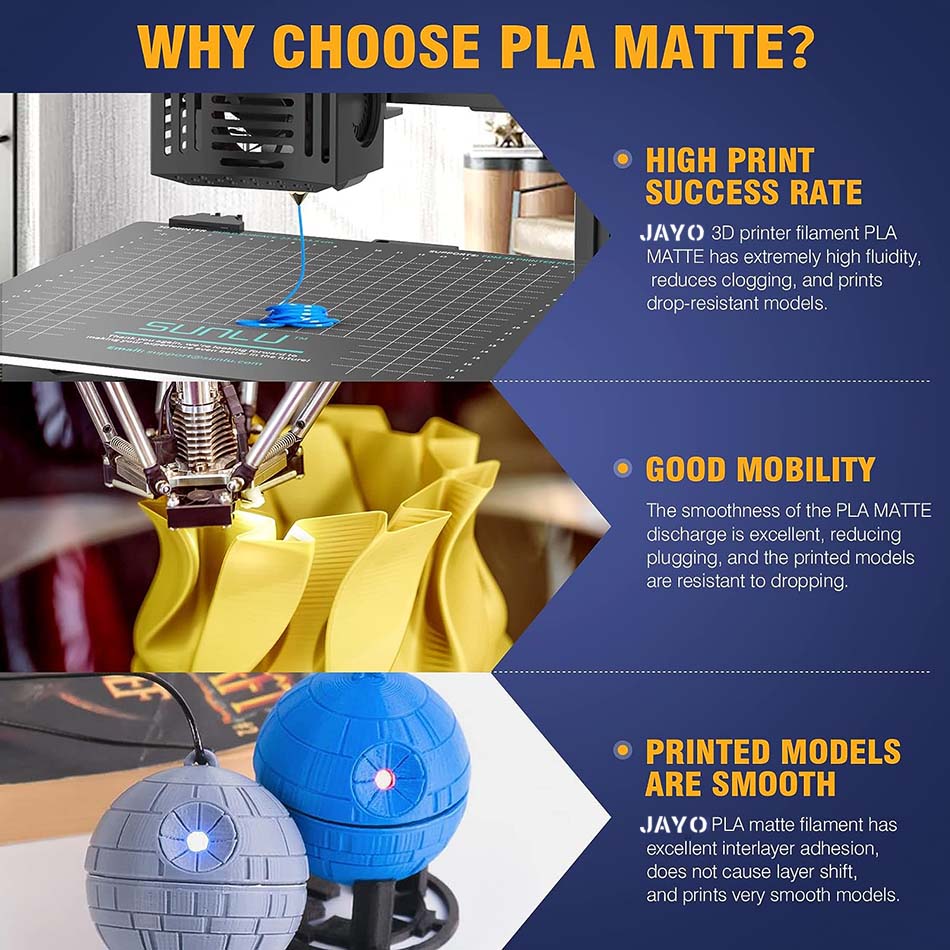 JAYO 3D Printer Filament PLA M - Filament 1.75 review and price