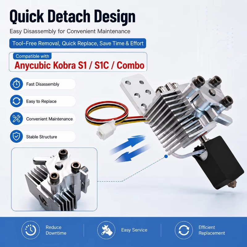 Upgrade Quick Detach Hotend Ra - Hotend Assembly review and price