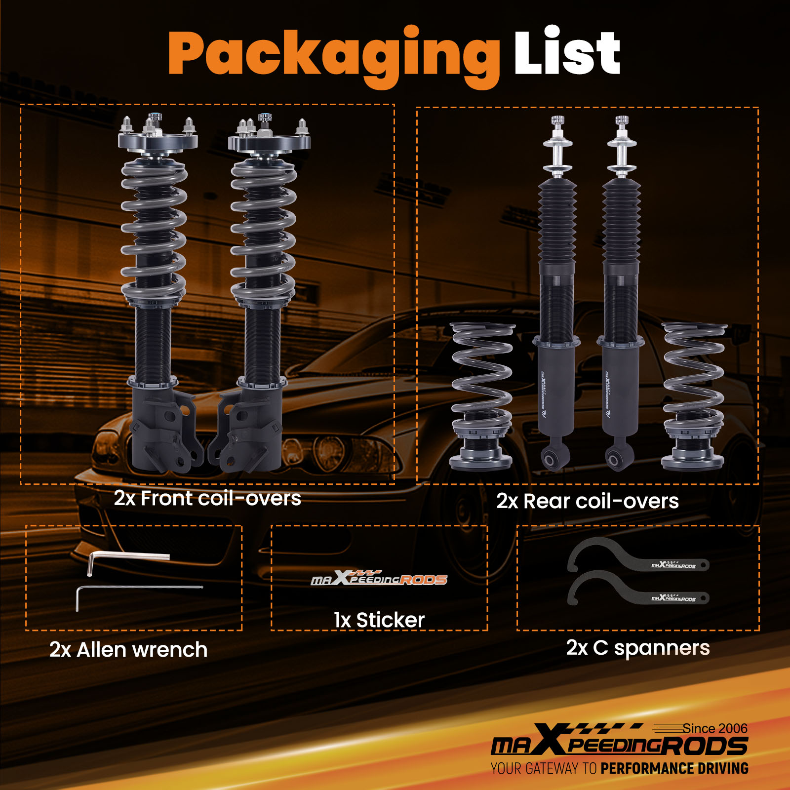 Coilover for Honda Civic 2006- - Fdm Printer review and price