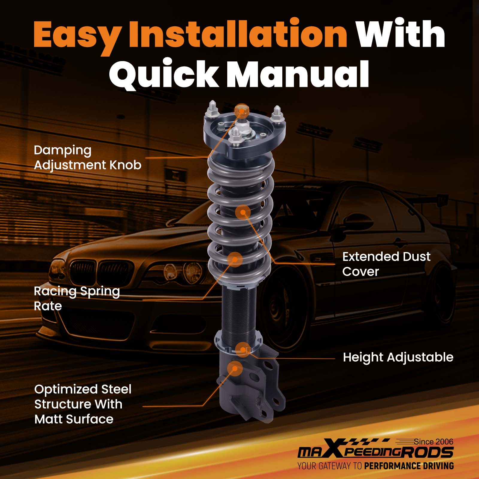 Coilover for Honda Civic 2006- - Fdm Printer review and price