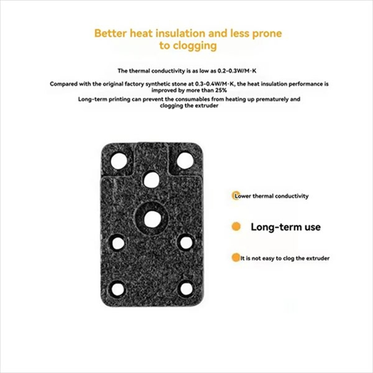 A40I Insulation Block Base for - Hotend Assembly review and price