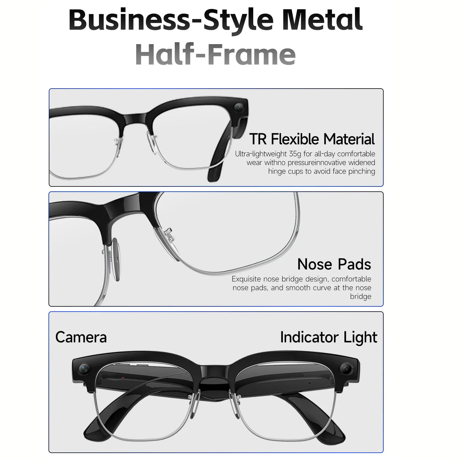 AI Smart Glasses with Voice Wa - Bltouch review and price