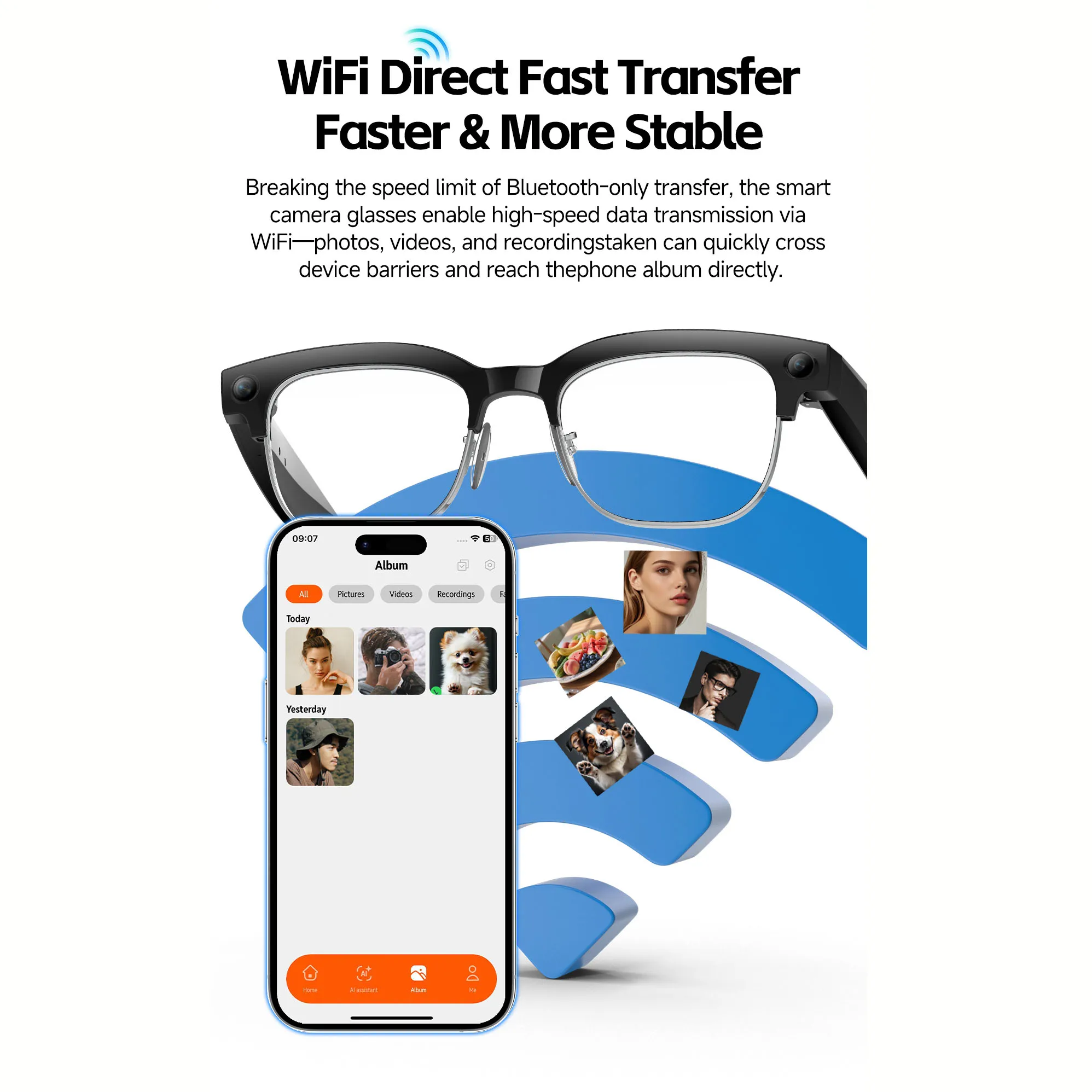 AI Smart Glasses with Voice Wa - Bltouch review and price