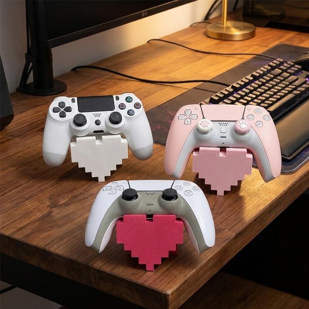 3D Printed Heart-Shaped Game S - 3D Printer Stand review and price