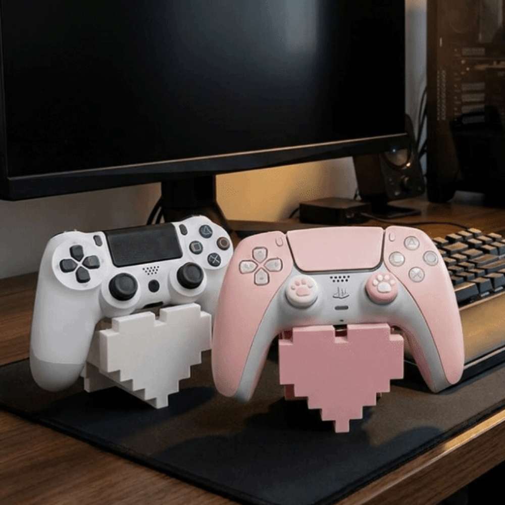 3D Printed Heart-Shaped Game S - 3D Printer Stand review and price