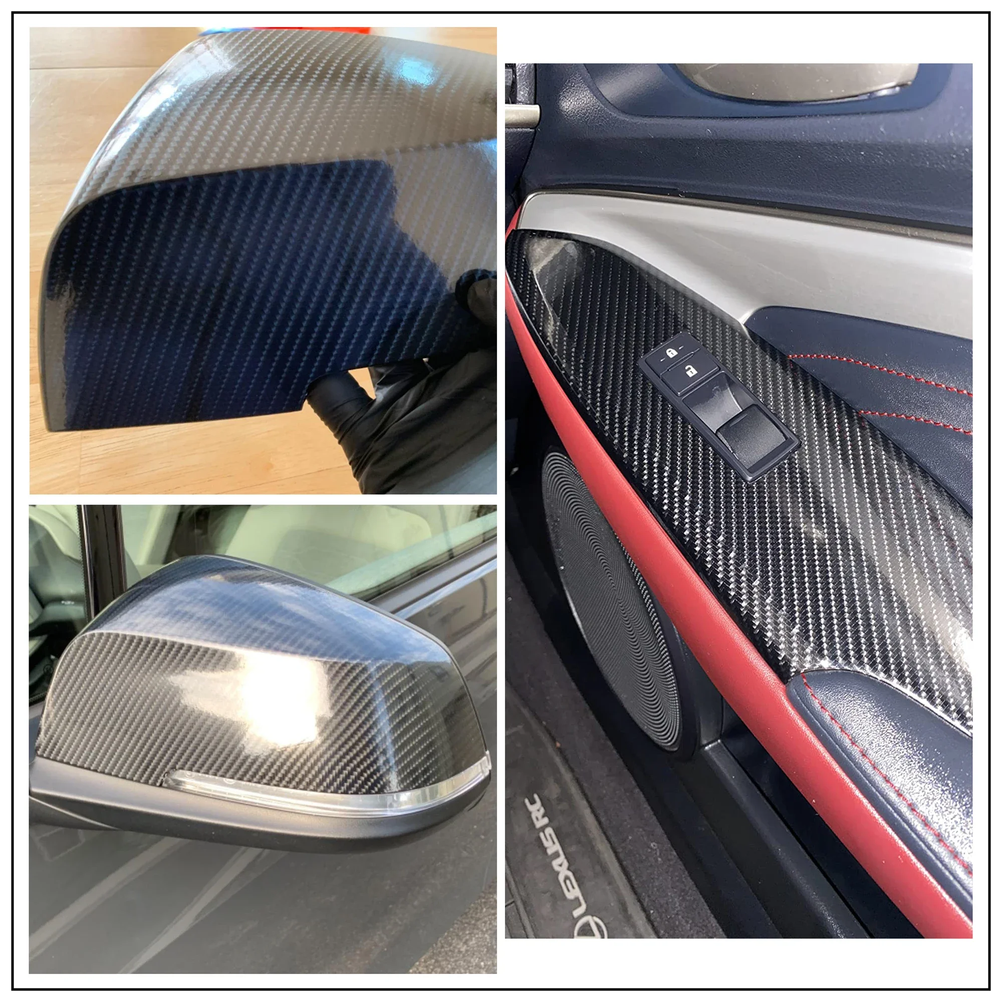 Glossy Carbon Fiber Wrapping V - Fep Film review and price