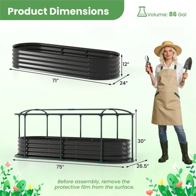 3 year-round elevated garden p - Glass Bed review and price