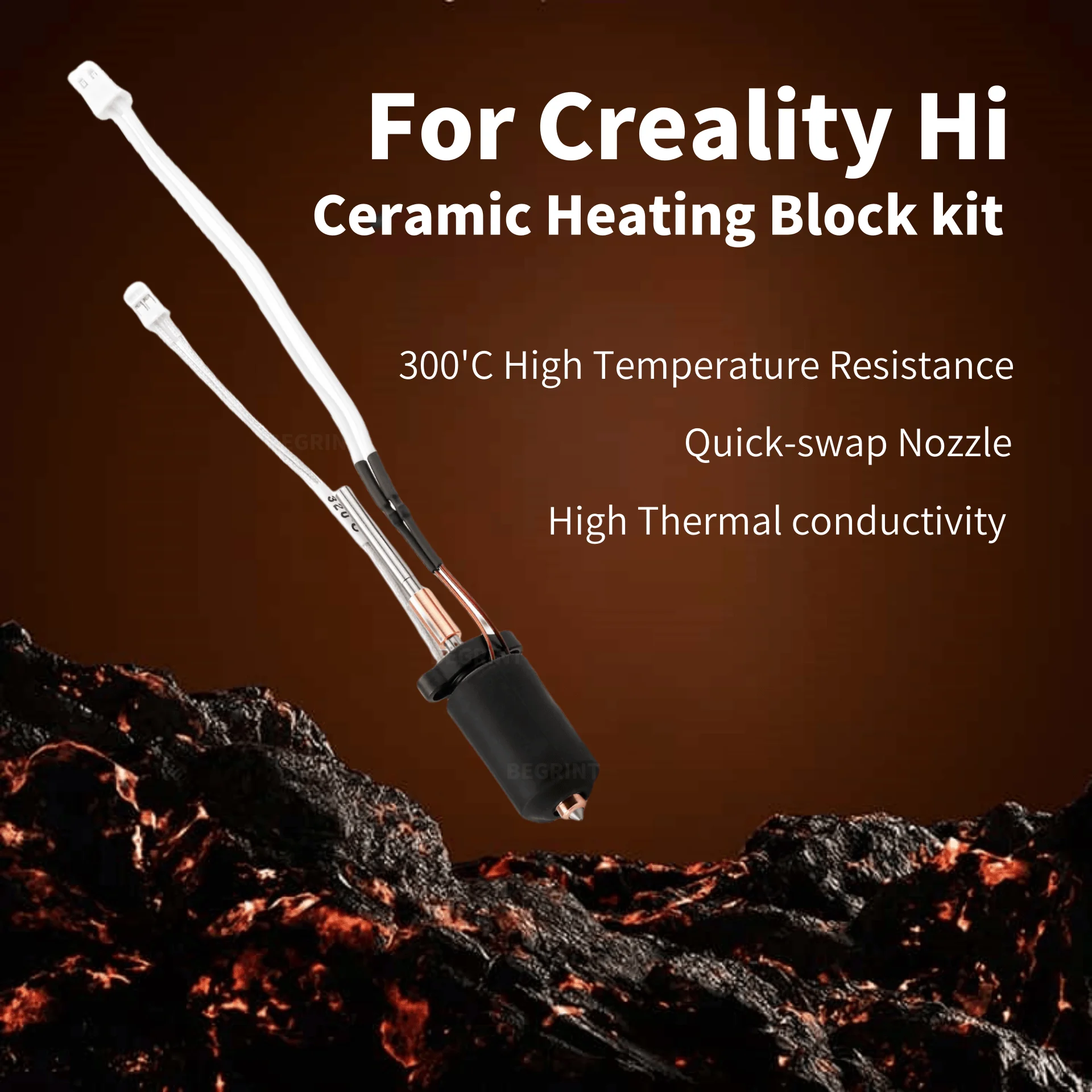 High Temp Ceramic Heater Hoten - Hotend Assembly review and price
