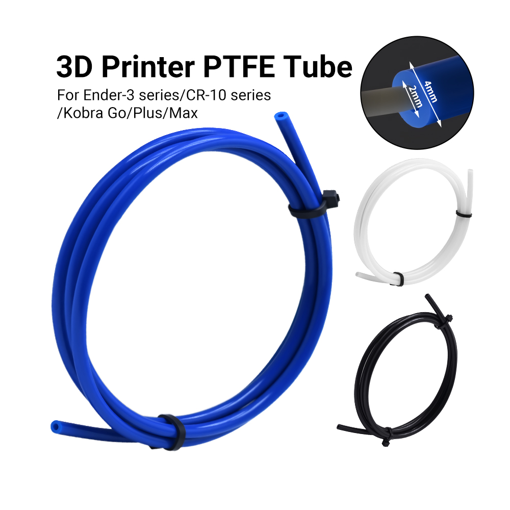 1M PTFE Tube 2x4mm MK8 Hot End - Bowden Tube review and price