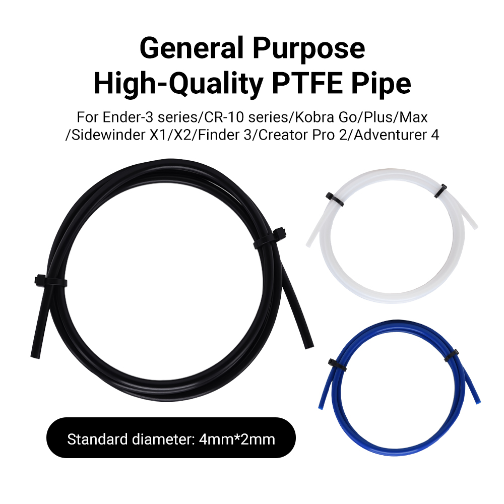 1M PTFE Tube 2x4mm MK8 Hot End - Bowden Tube review and price
