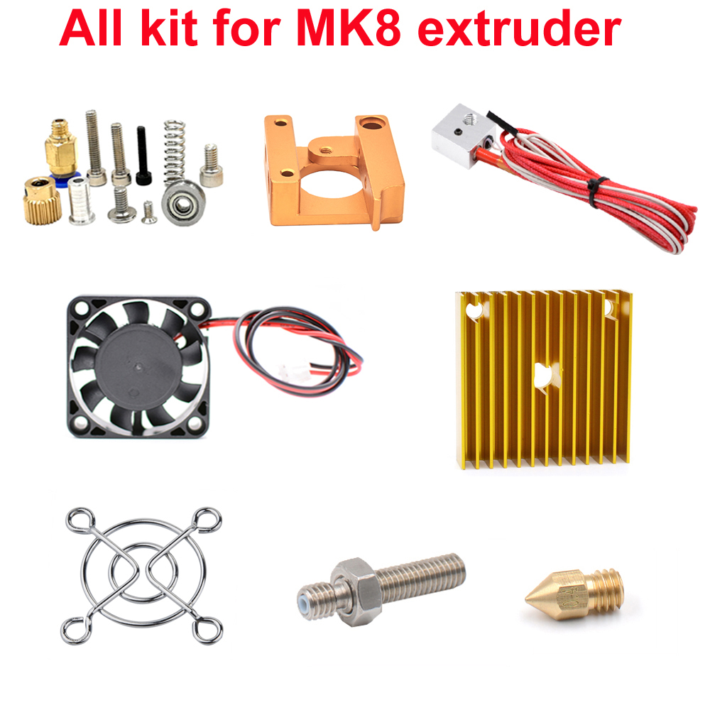 MK8 Extruder Kits J-head Hoten - Filament 1.75 review and price
