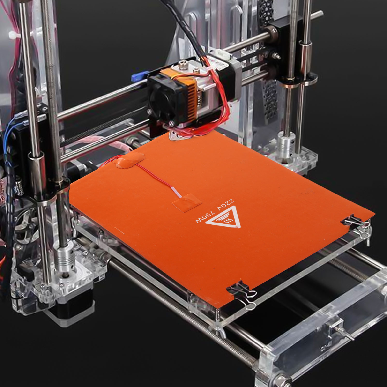 20x30cm 750W 220V Silicone Rub - 3D Printer Bed review and price