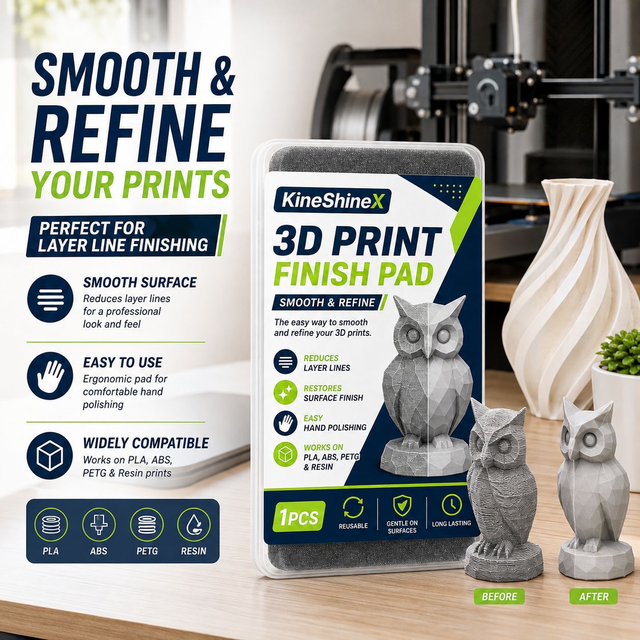 3D Print Finishing Pad, Reusab - Resin Printer review and price