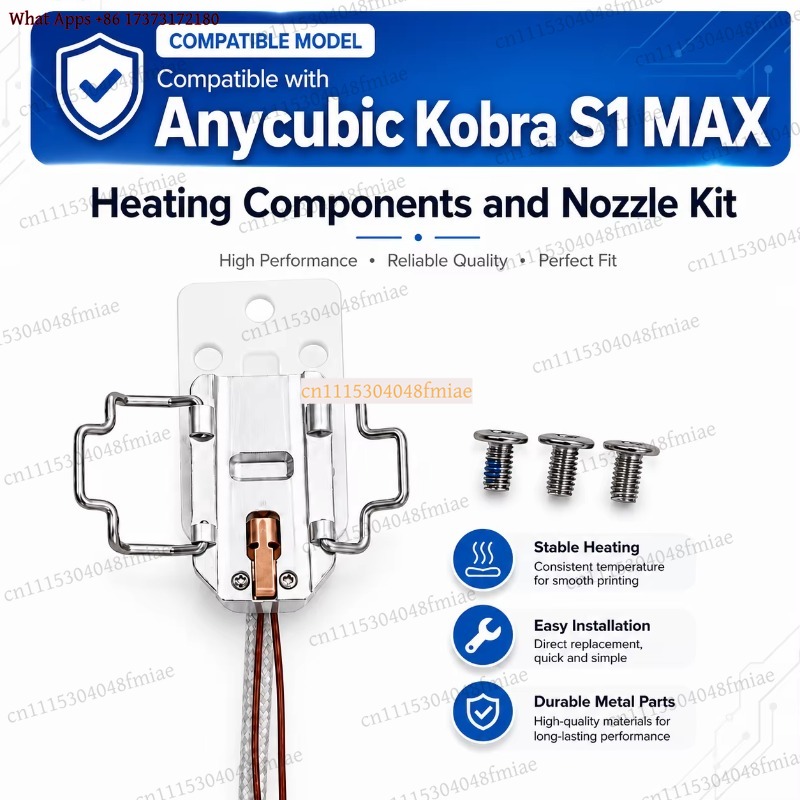 Anycubic Kobra S1 MAX Heating  - Hotend Assembly review and price