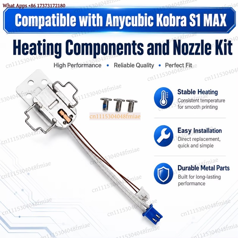 Anycubic Kobra S1 MAX Heating  - Hotend Assembly review and price