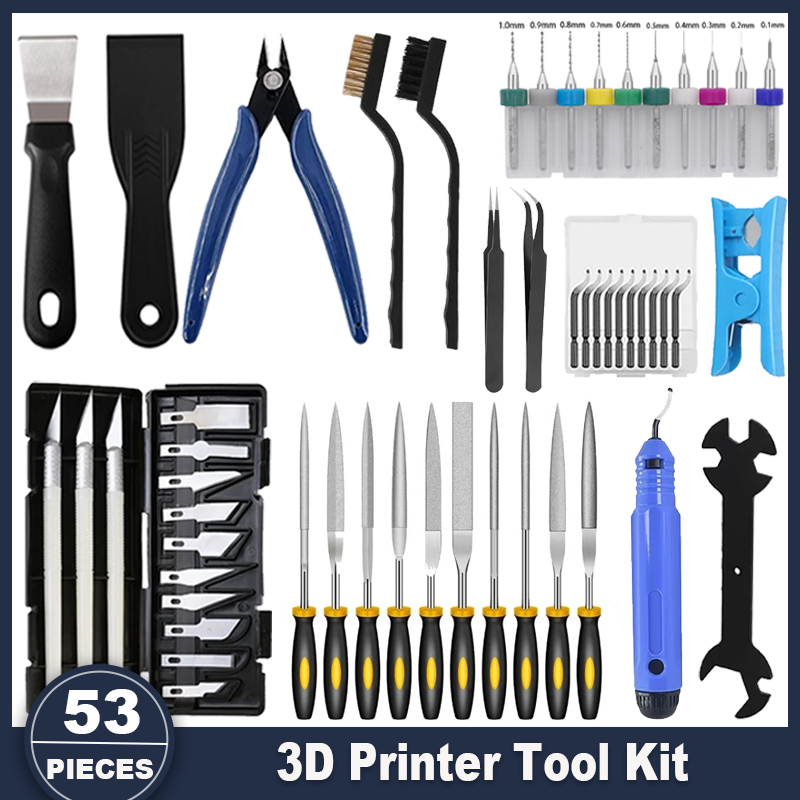 3D Printer Tools Kit, 53pcs 3D - Fdm Printer review and price