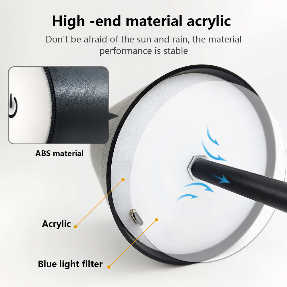LED Rechargeable Desk Light Wi - Glass Bed review and price
